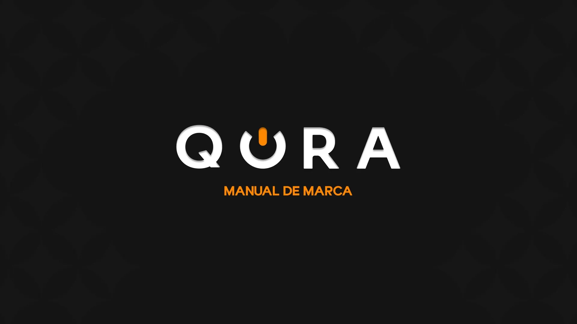 Capa do brandbook da Qora