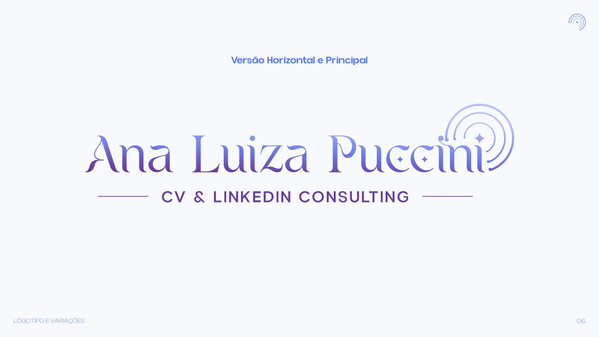 Ana Luiza Puccini: Versão horizontal e principal
