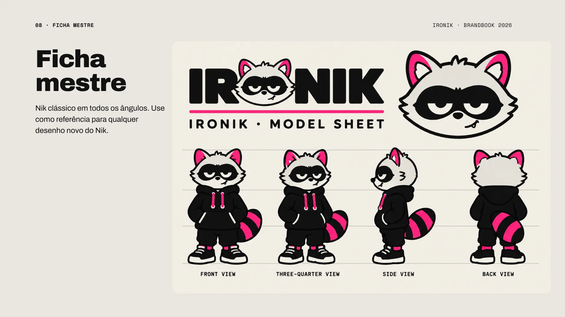 Ironik: Ficha mestre