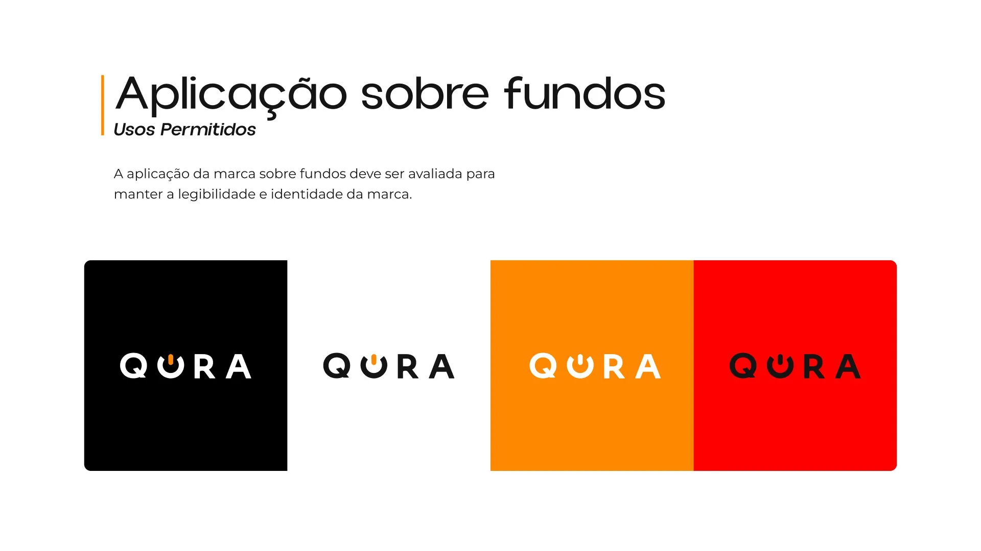 Qora: Aplicação sobre fundos, usos permitidos